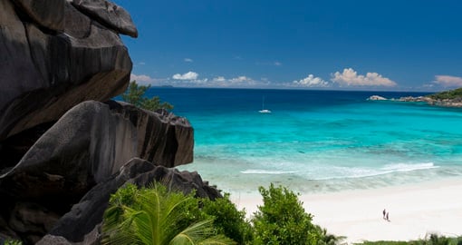 Discover world class beach on La Digue Island, Seychelles third largest inhabited island