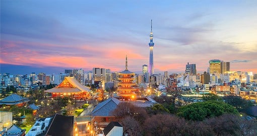 A mix of ultramodern and the traditional, Tokyo is Japan's busy capital