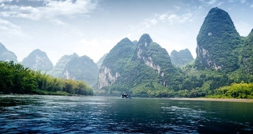 Beautiful Yulong River in Guilin