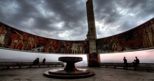 The Zaisan Tolgoi Monument for Soviet Military