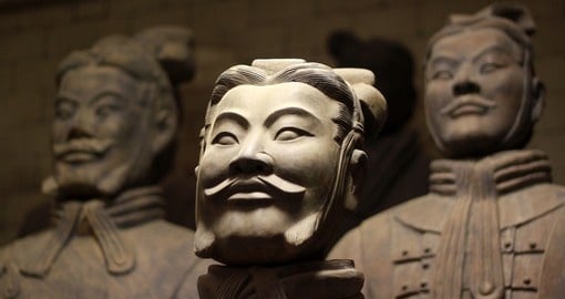 The famous terracotta warriors is a must inclusion on all China tours.