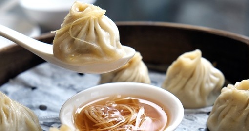 Sample delicious dumplings on your China vacation
