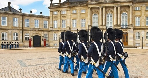 Royal Guard at Amalienborg Castle