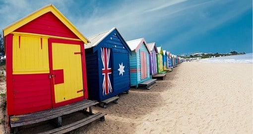 Stroll Brighton Beach, Melbourne on your Australia Vacation