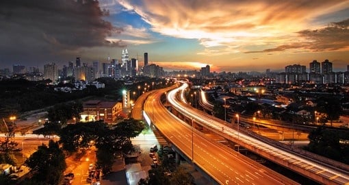Experience the nightlife of Kuala Lumpur on your Malaysian Vacation