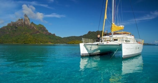 Experience ride on your private Catamaran during your next Bora Bora vacations.