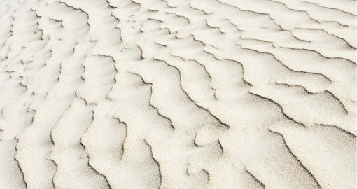 Rippling White Sand Dunes Near Geraldton
