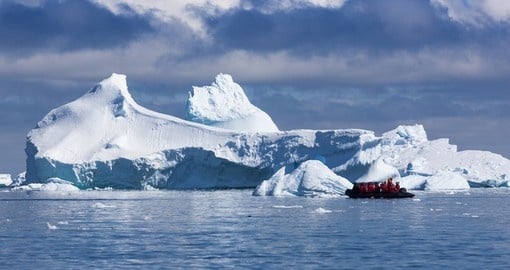 Explore the natural landscape of the Antarctica Peninsula during your Trip to Antarctica.