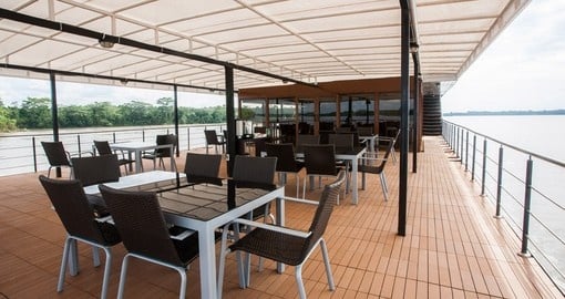 Enjoy luxury overnight camping in the Amazon, observation deck