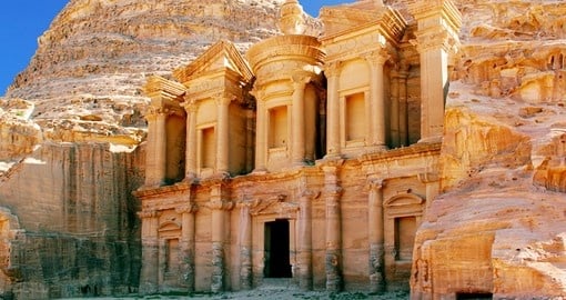 Seeing The Monastery is the highlight of Petra tours.