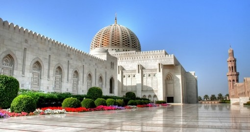 Visit Grand Mosque in Muscat during your  next trip to Oman.
