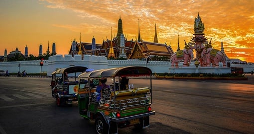 Explore Bangkok by Tuk Tuk on your Thailand vacation