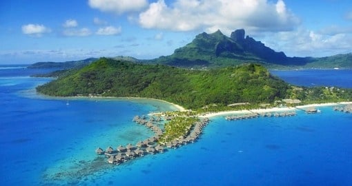 Spectacular Bora Bora with its overwater bungalows is a great accommodation choice for you Bora Bora vacation.