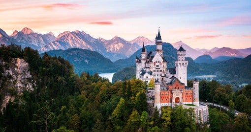 Visited by Walt Disney, Neuschwanstein Castle served as inspiration for the Sleeping Beauty castle