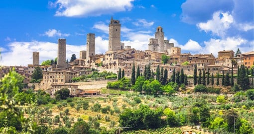 Known as the Town of Fine Towers, San Gimignano is famous for its medieval architecture