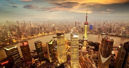 Get caught in the bustle of Shanghai's financial zone on your China Tour