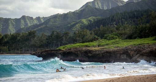 Hawaiian beaches on Oahu