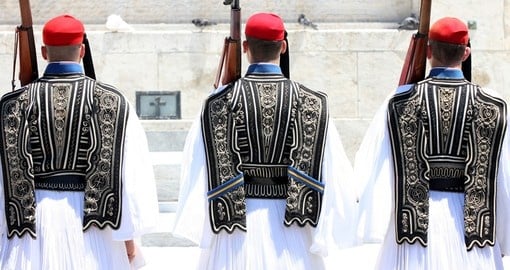 Ceremonial guards in Athens