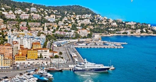Explore beautiful Nice located on shores of the Baie des Anges during your next trip to France.