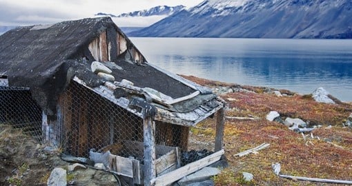 On your Arctic Tour you may be able to explore some of the coastal hut that dot the shoreline