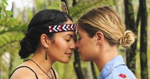 Experience a ‘Hongi’ – this is a traditional New Zealand greeting