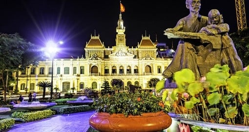 Ho Chi Minh City Hall is a very popular photo opportunity during your Vietnam vacation.