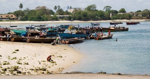 Fishing boats close to Dar es Salaam
