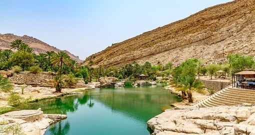 Take a dip in Wadi Bani Khalid, a magical desert oasis that draws everyone's attention