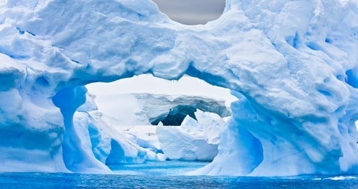 Pass through the iceberg dotted waters of Antarctica and appreciate the natural beauty of the region on you Cruise to Antarctica
