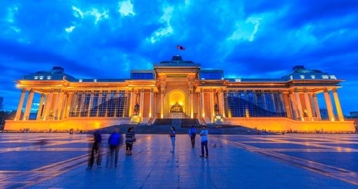 The Mausoleum of Sukhbaatar