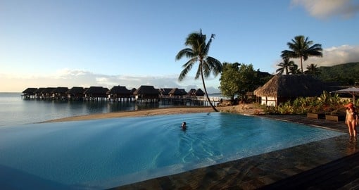 Have swim and get more relaxed after beautiful day during your next Tahiti tours.