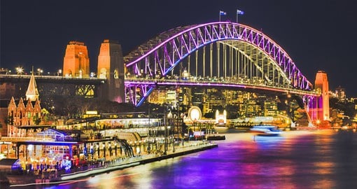 Sydney is known for its famous landmarks including the Opera House, Bondi Beach, and Harbour Bridge