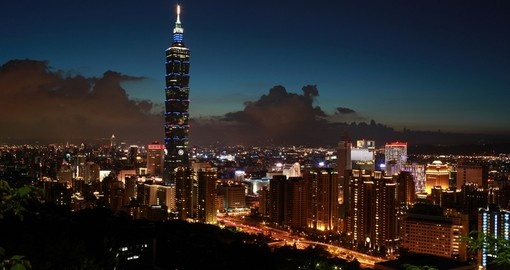 Taipei 101 - the world's tallest from 2004 until the opening of the Burj Khalifa in Dubai in 2010
