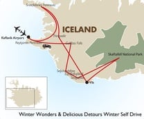 Winter Wonders and Delicious Detours Self Drive: Iceland