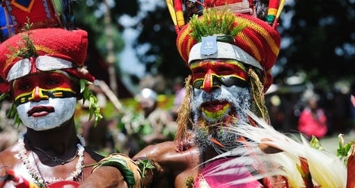 Experience tribal festival's in Papua New Guinea