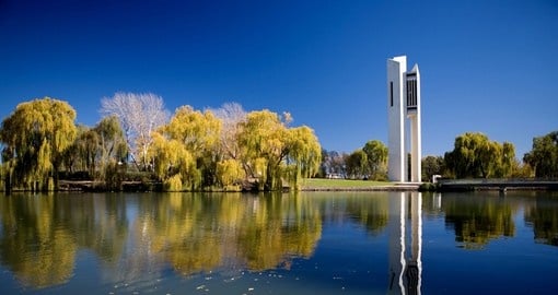 The national carillon located on Lake Burley Griffin