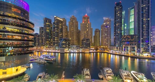The Dubai Marina is a popular destination for both locals and visitors