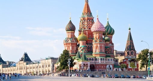 Your Russia vacation begins in Moscow