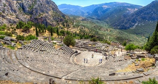 Ancient Theatre in Delphi