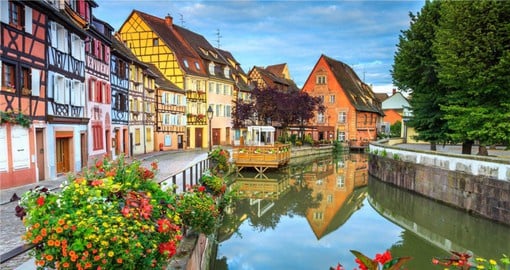 The capital of the Alsacian wines, Colmar is often referred to as the Small Venice