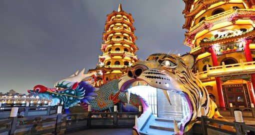 Dragon Tiger Tower - a popular inclusion on many Taiwan vacations.