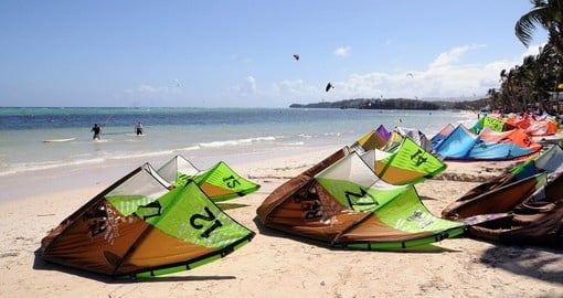 Kite surfing school in Boracay
