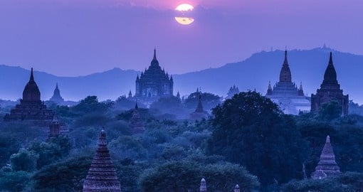 The Temples of the ancient city of Bagan
