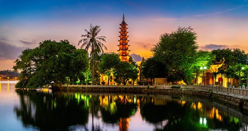 Hanoi, Vietnam's capital is knows for it's centuries-old architecture