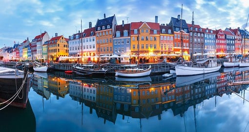 Stroll through the historical and colourful streets of Old Town of Copenhagen