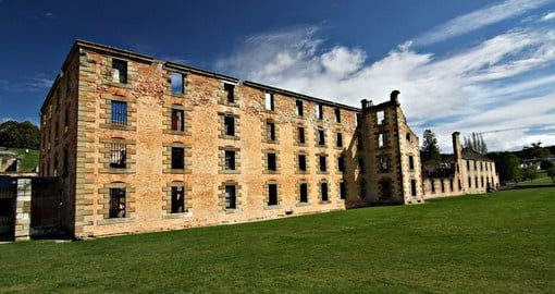 Tour the infamous ruins of the Port Arthur penal colony on your trip to Australia
