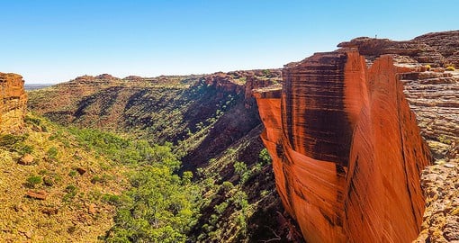 Majestic Kings Canyon is located in Watarrka National Park