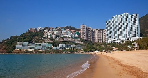 Lounge on this pristine beach and relax during your Hong Kong Vacation