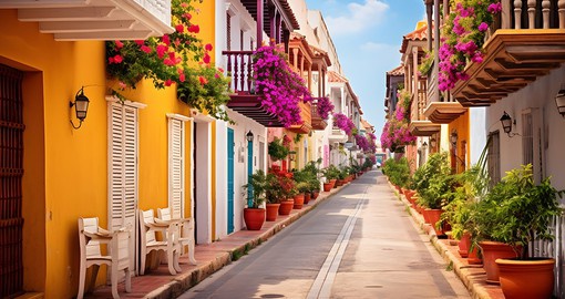 Cartagena, founded in 1533 by Pedro de Heredia features one of the oldest colonial cities in Latin America