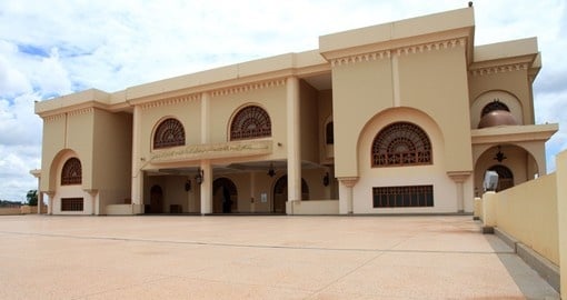 Gaddafi mosque is a photo opportunity on Kampala tours.